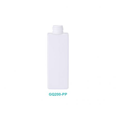 Bouteille carrée en PP de 200 ml